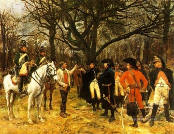  Militar Arte - Información El general Desaix y el militar campesino 1867 Jean Louis Ernest Meissonier